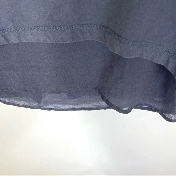 Soft Surroundings Navy Blue Layered Scoop Neck Long Sleeve Size Petite Small - Picture 3 of 6